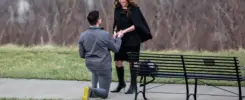 Devou Park Kentucky Secret Wedding proposal